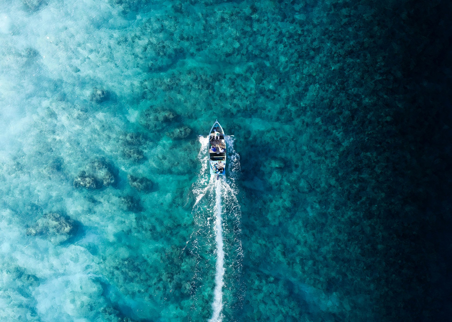 Yacht en navigation